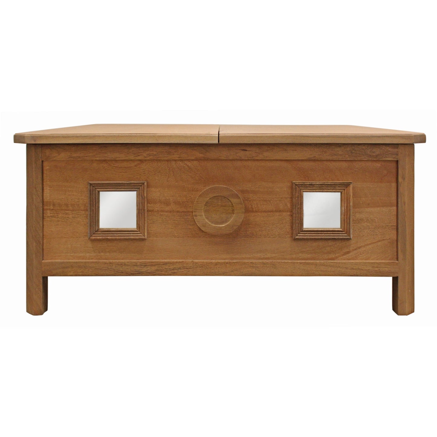 Meva Bliss 40" Oak Acacia Wood Coffee Table
