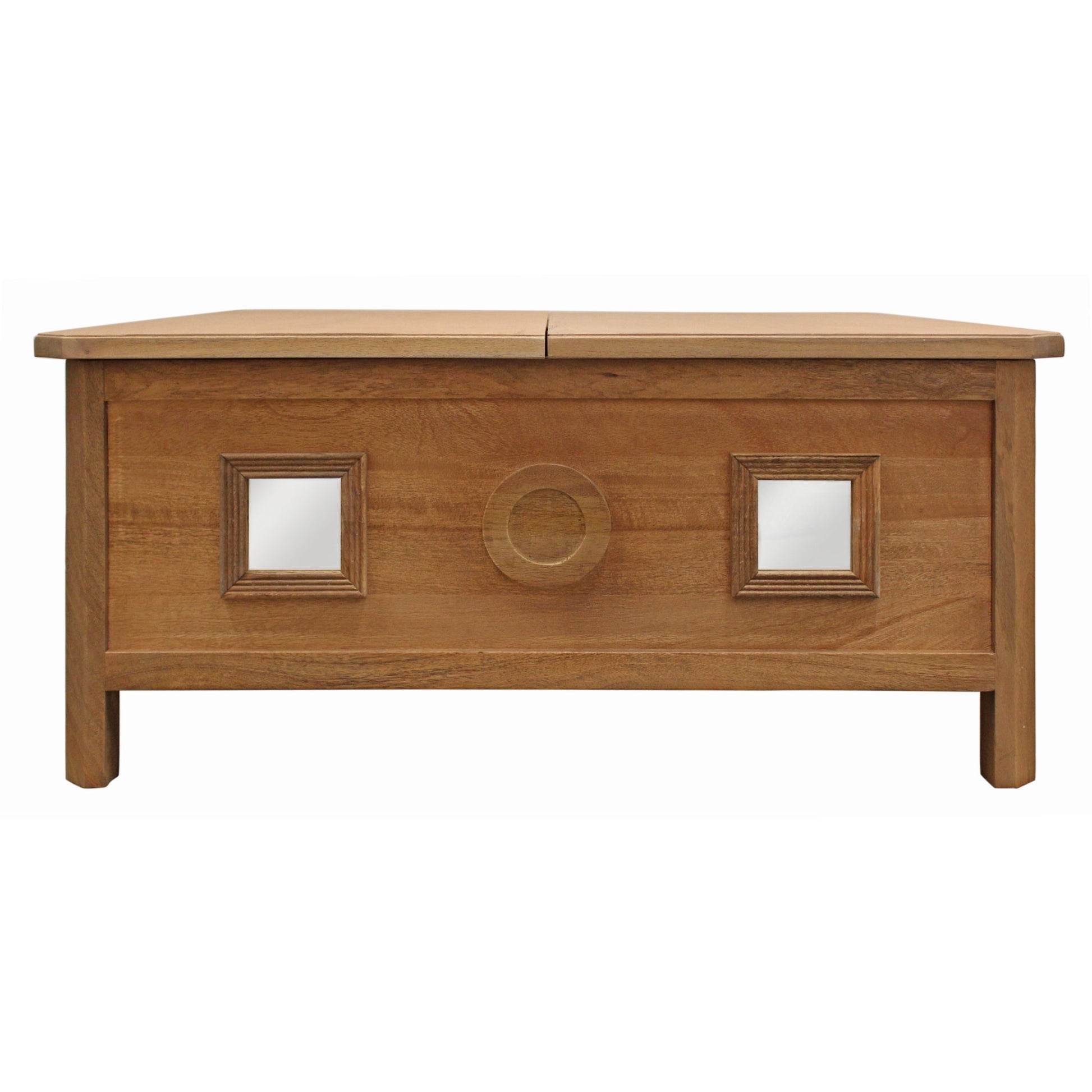 Meva Bliss 40" Oak Acacia Wood Coffee Table