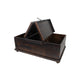 Meva Bliss Pac 54" Brown Solid Acacia Wood Cocktail Table