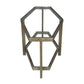 Meva Candice 32" Natural Solid Reclaimed Elm Wood Cocktail Table