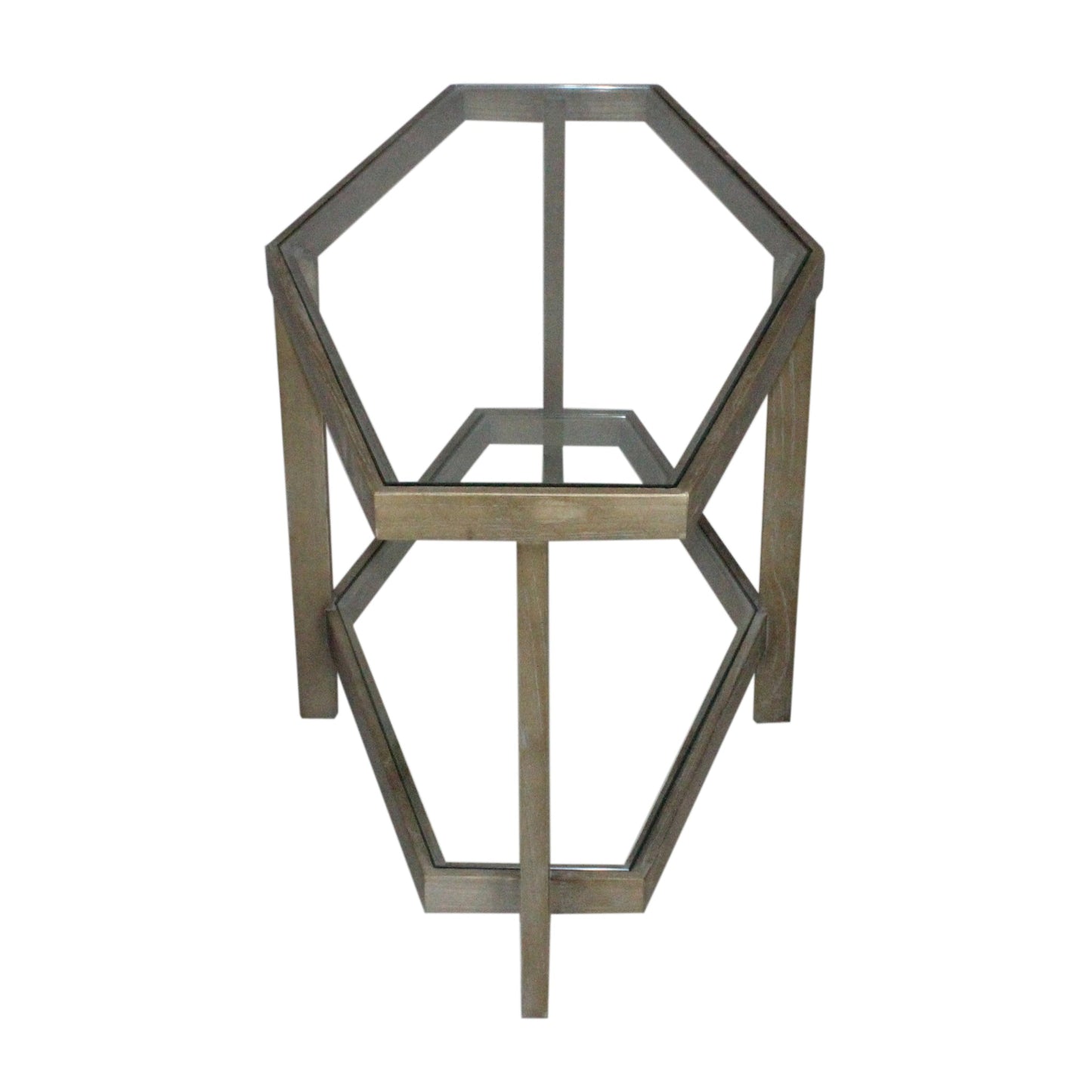 Meva Candice 32" Natural Solid Reclaimed Elm Wood Cocktail Table