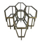 Meva Candice 32" Natural Solid Reclaimed Elm Wood Cocktail Table