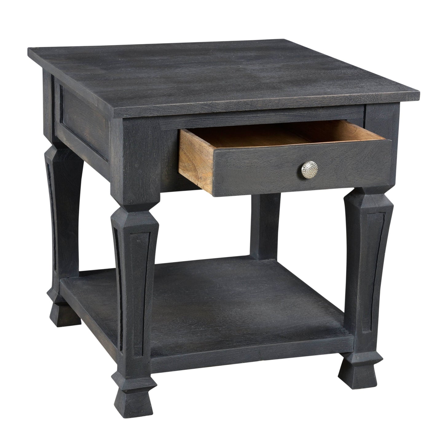 Meva Carmenita 24" Dark Gray End Table