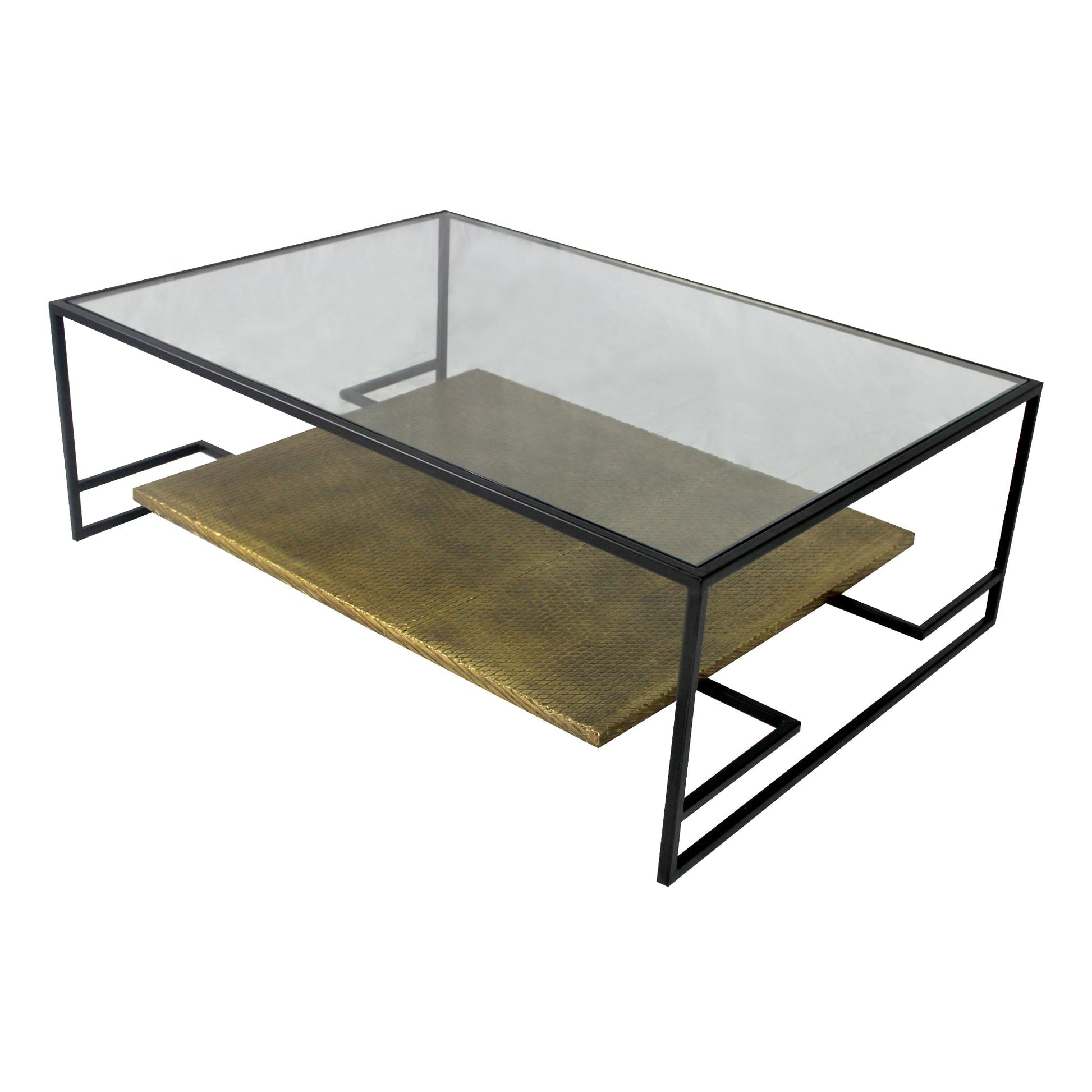 Meva Cooper 54" Bronze Iron Cocktail Table