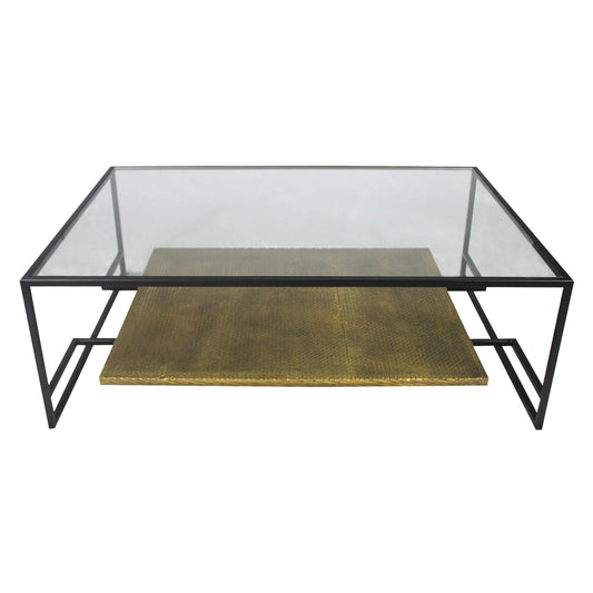 Meva Cooper 54" Bronze Iron Cocktail Table