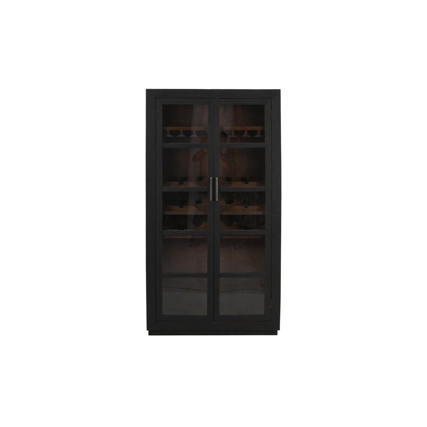 Meva Fernious 42" Dark Gray Wine Cabinet