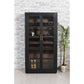 Meva Fernious 42" Dark Gray Wine Cabinet