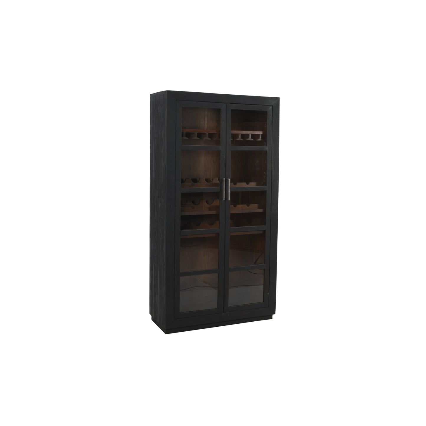 Meva Fernious 42" Dark Gray Wine Cabinet