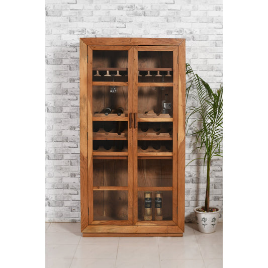 Meva Fernious 42" Natural Wine Cabinet