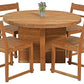 Meva Fernious 48" Natural Round Dining Table