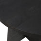 Meva Fernious 60" Dark Gray Round Dining Table