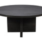 Meva Fernious 60" Dark Gray Round Dining Table