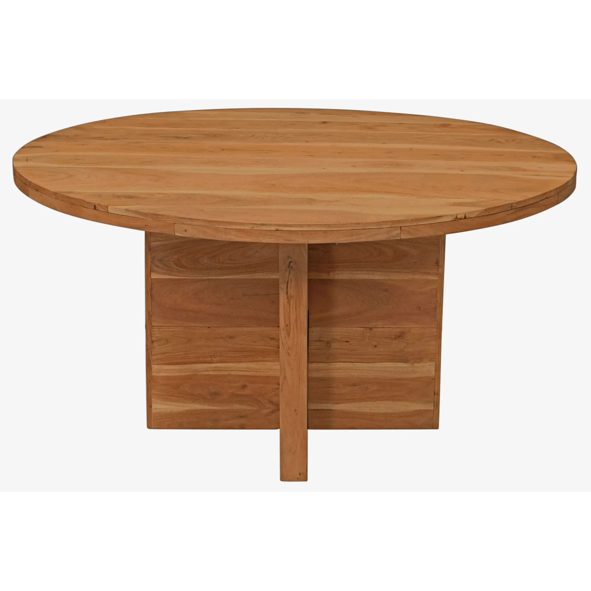 Meva Fernious 60" Natural Round Dining Table