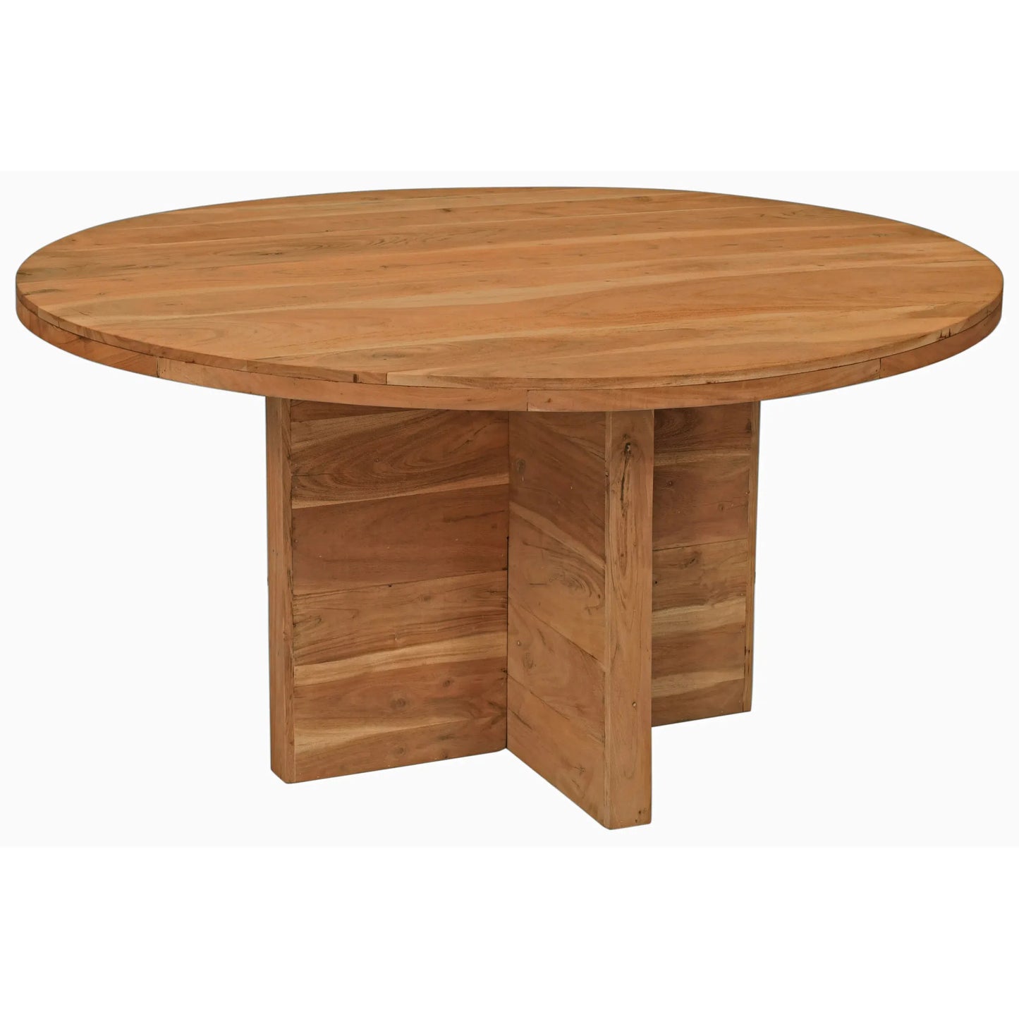 Meva Fernious 60" Natural Round Dining Table