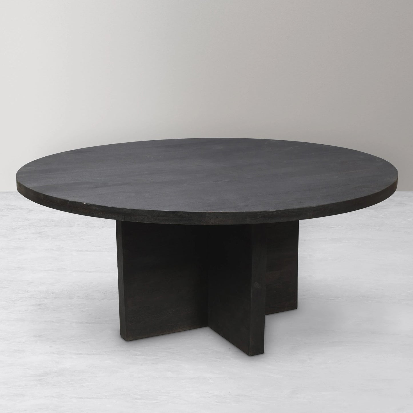 Meva Fernious 70" Dark Gray Round Dining Table