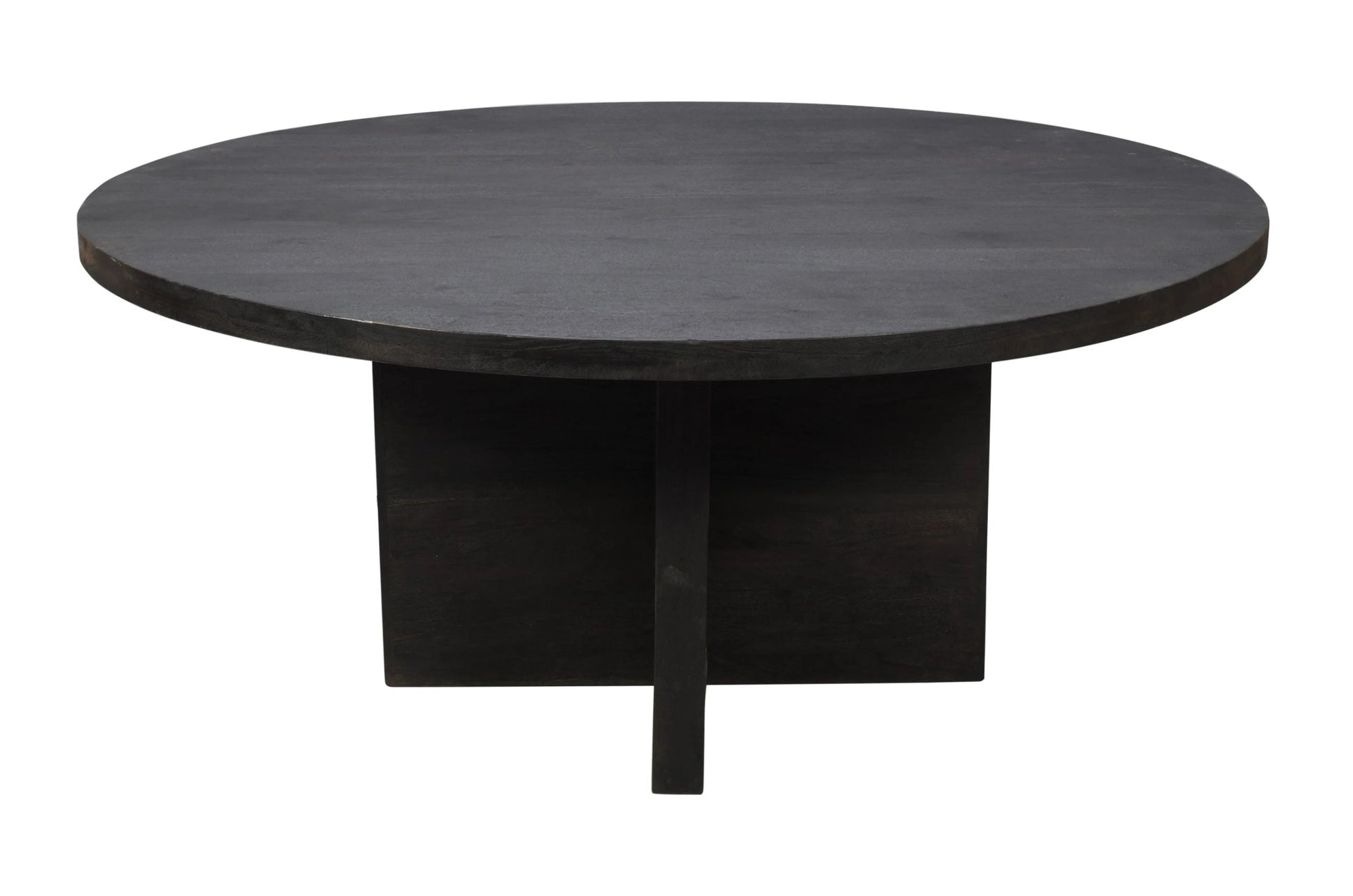 Meva Fernious 70" Dark Gray Round Dining Table