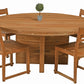 Meva Fernious 70" Natural Round Dining Table