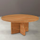 Meva Fernious 70" Natural Round Dining Table