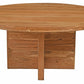 Meva Fernious 70" Natural Round Dining Table