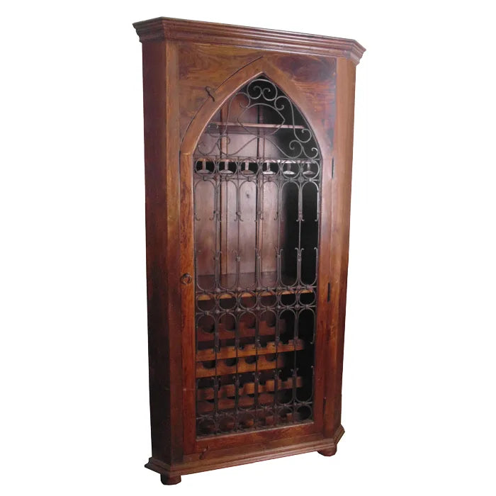 Meva Frankfurt 41" Brown Wine Cabinet