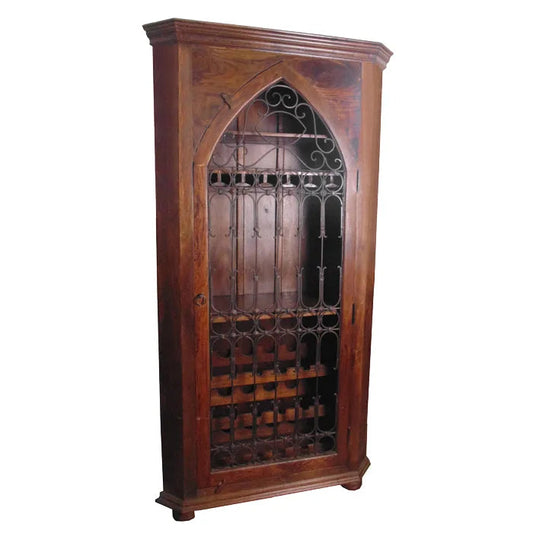 Meva Frankfurt 41" Brown Wine Cabinet