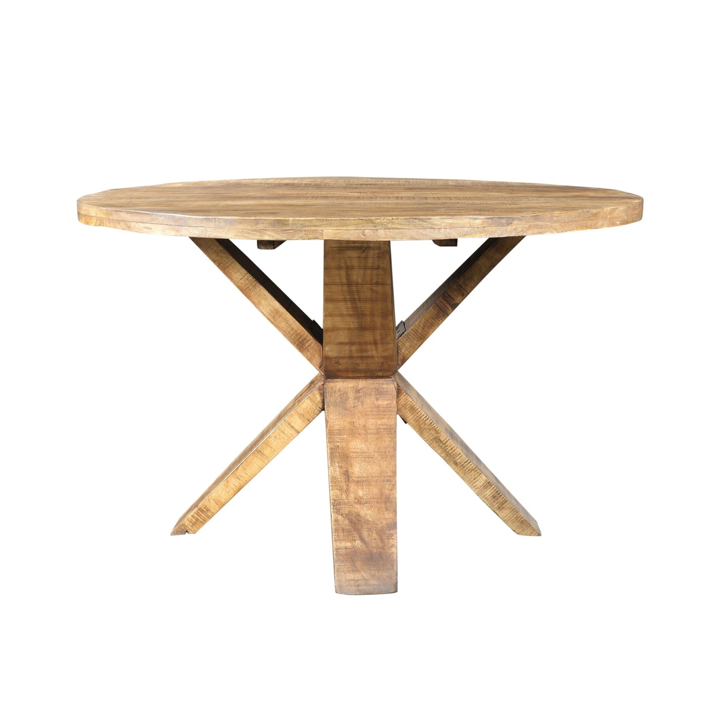 Meva Golden 48" Natural Round Dining Table