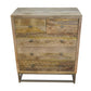 Meva Honeycomb 34" 5-Drawer Natural Dresser
