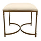 Meva Honeyville 20" Stool with Ivory Cushion Top