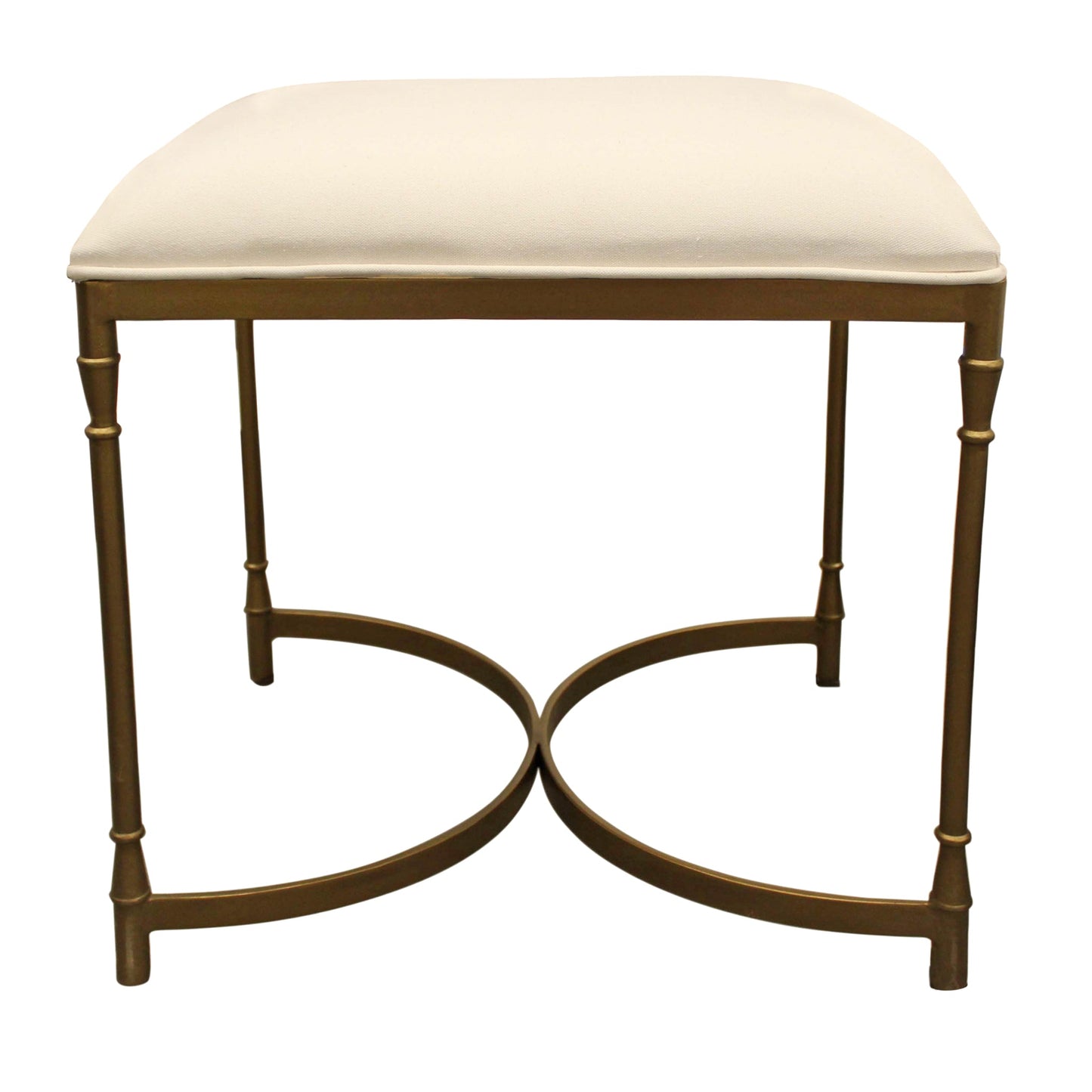 Meva Honeyville 20" Stool with Ivory Cushion Top