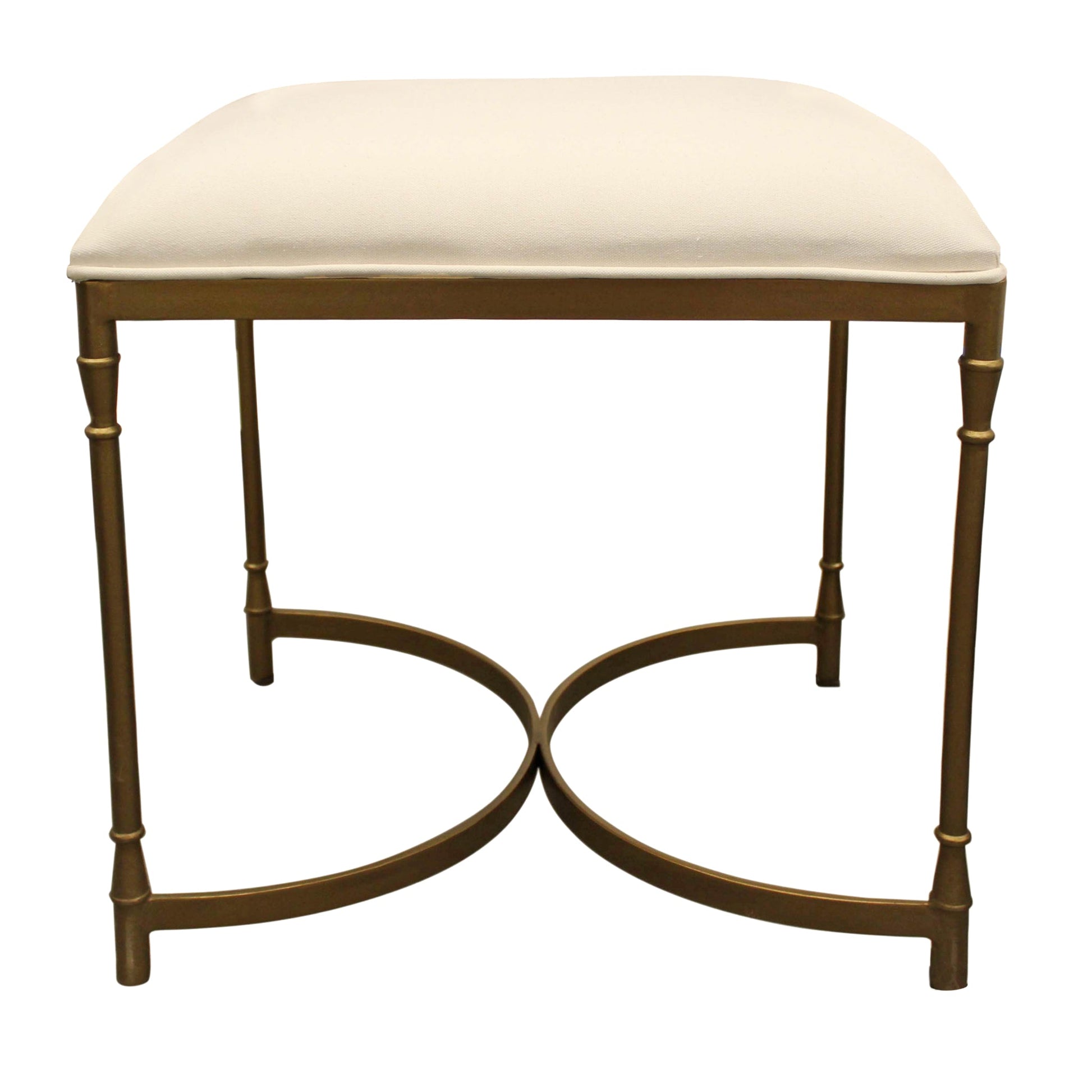 Meva Honeyville 20" Stool with Ivory Cushion Top