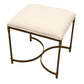 Meva Honeyville 20" Stool with Ivory Cushion Top