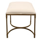 Meva Honeyville 20" Stool with Ivory Cushion Top