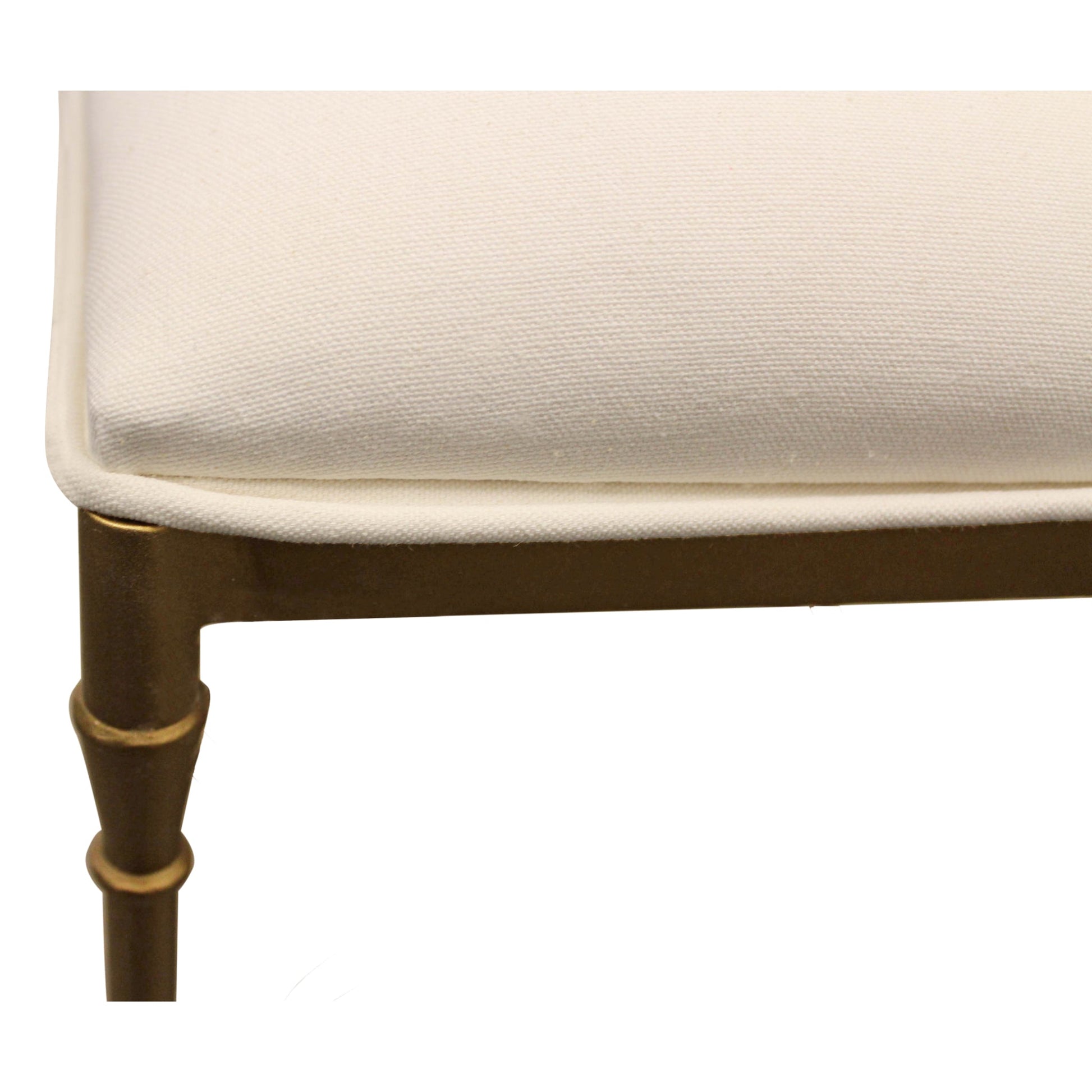 Meva Honeyville 20" Stool with Ivory Cushion Top