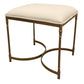 Meva Honeyville 20" Stool with Ivory Cushion Top