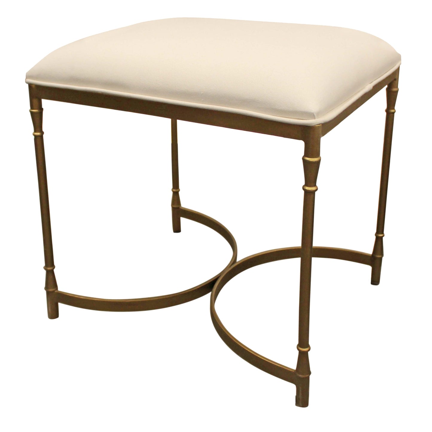 Meva Honeyville 20" Stool with Ivory Cushion Top