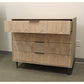 Meva Jaden 40" 4-Drawer Natural Acacia Wood Chest