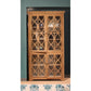 Meva Manhattan 47" 4-Door Natural Solid Pine Wood Cabinet