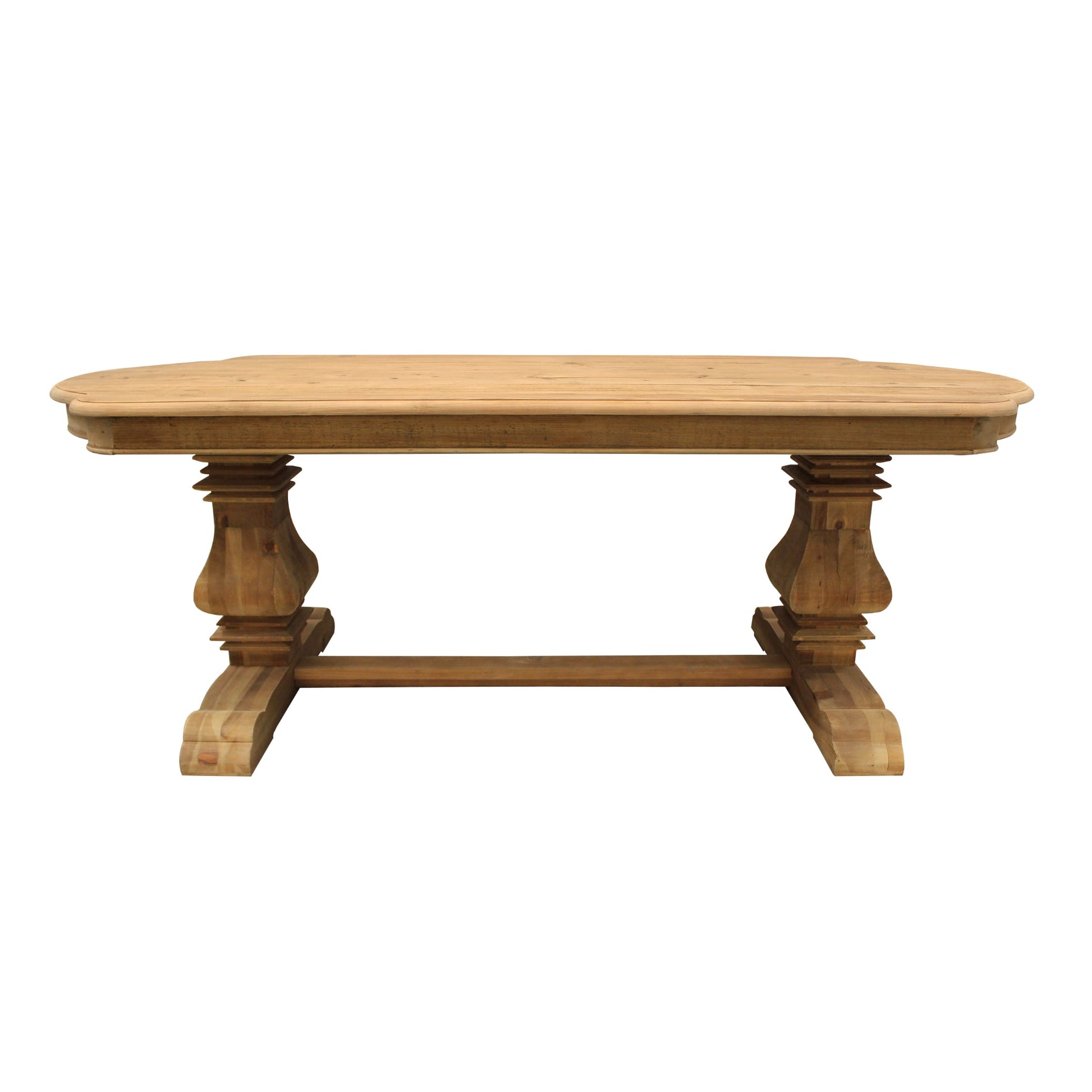 Meva Manhattan Beach Carrom 84" Natural Dining Table