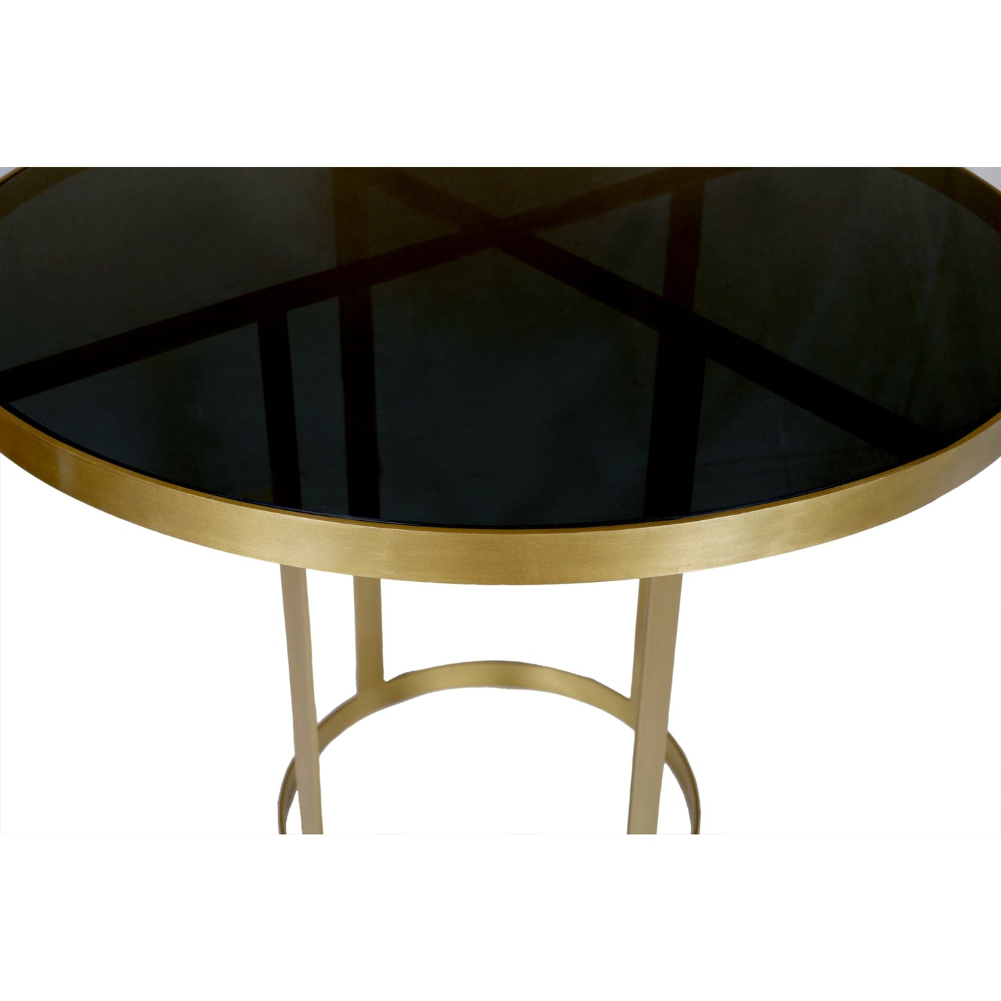 Meva Margot 39" Metallic Gold Dining Table