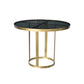 Meva Margot 39" Metallic Gold Dining Table