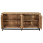 Meva Marinette 78" 4-Door Almond Toasted Finish Sideboard
