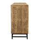 Meva Marinette 78" 4-Door Almond Toasted Finish Sideboard