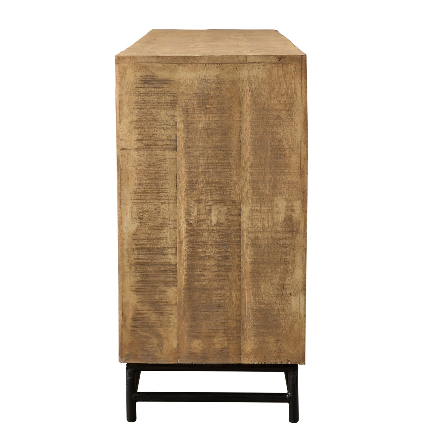 Meva Marinette 78" 4-Door Almond Toasted Finish Sideboard