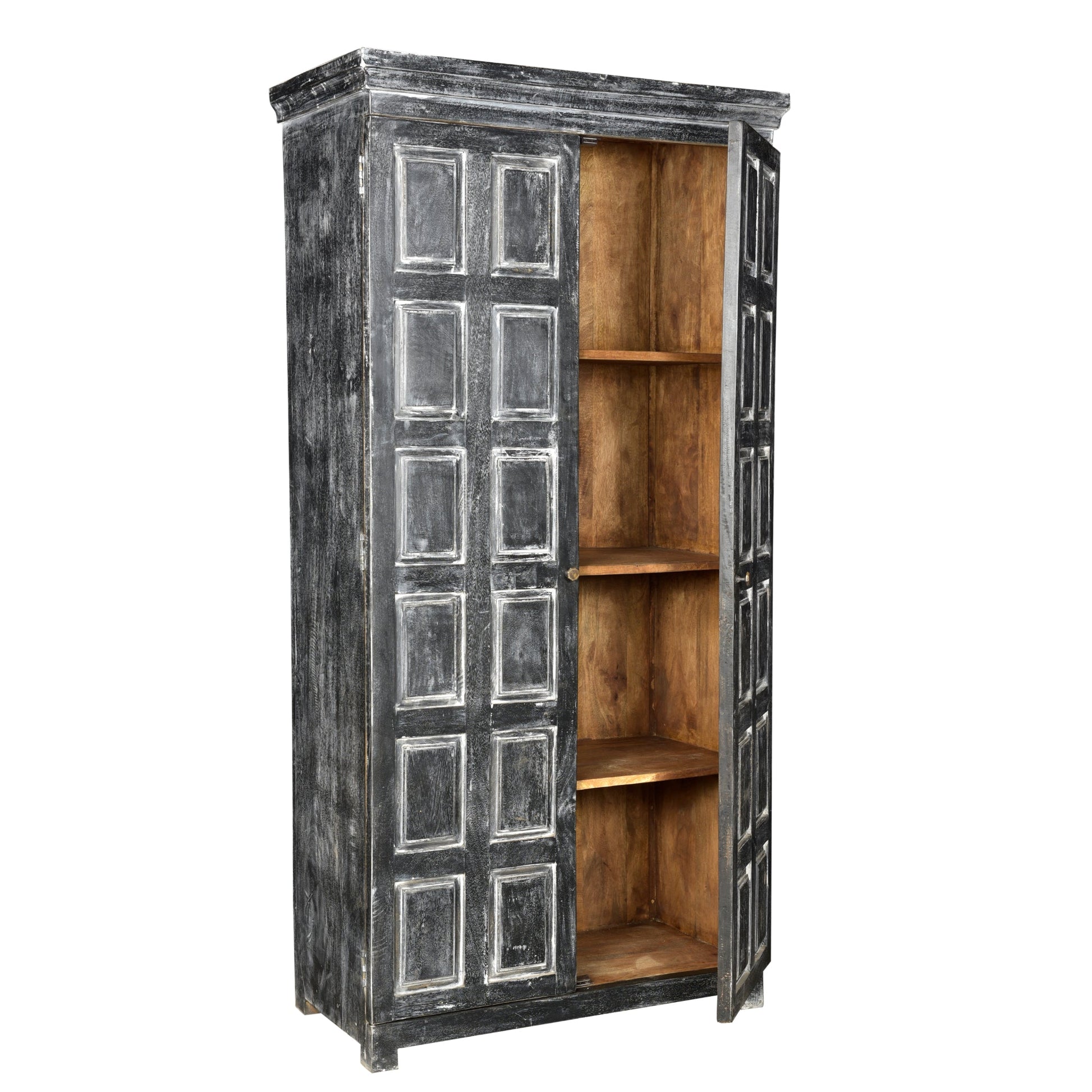 Meva Martin 36" Black Tall Cabinet