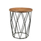 Meva Mata 20" Natural Round End Table