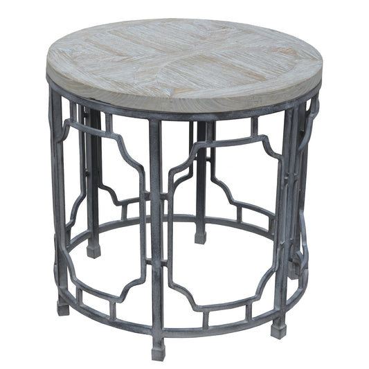 Meva Norwalk 22" Natural/Black End Table