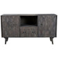 Meva Onyx 55" Dark Gray Media Cabinet