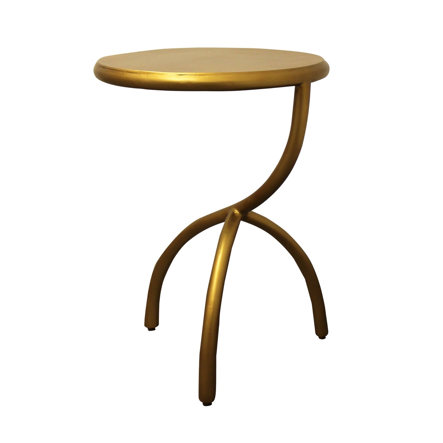 Meva Orlando 14" Antique Brass End Table