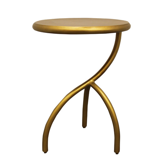 Meva Orlando 14" Antique Brass End Table