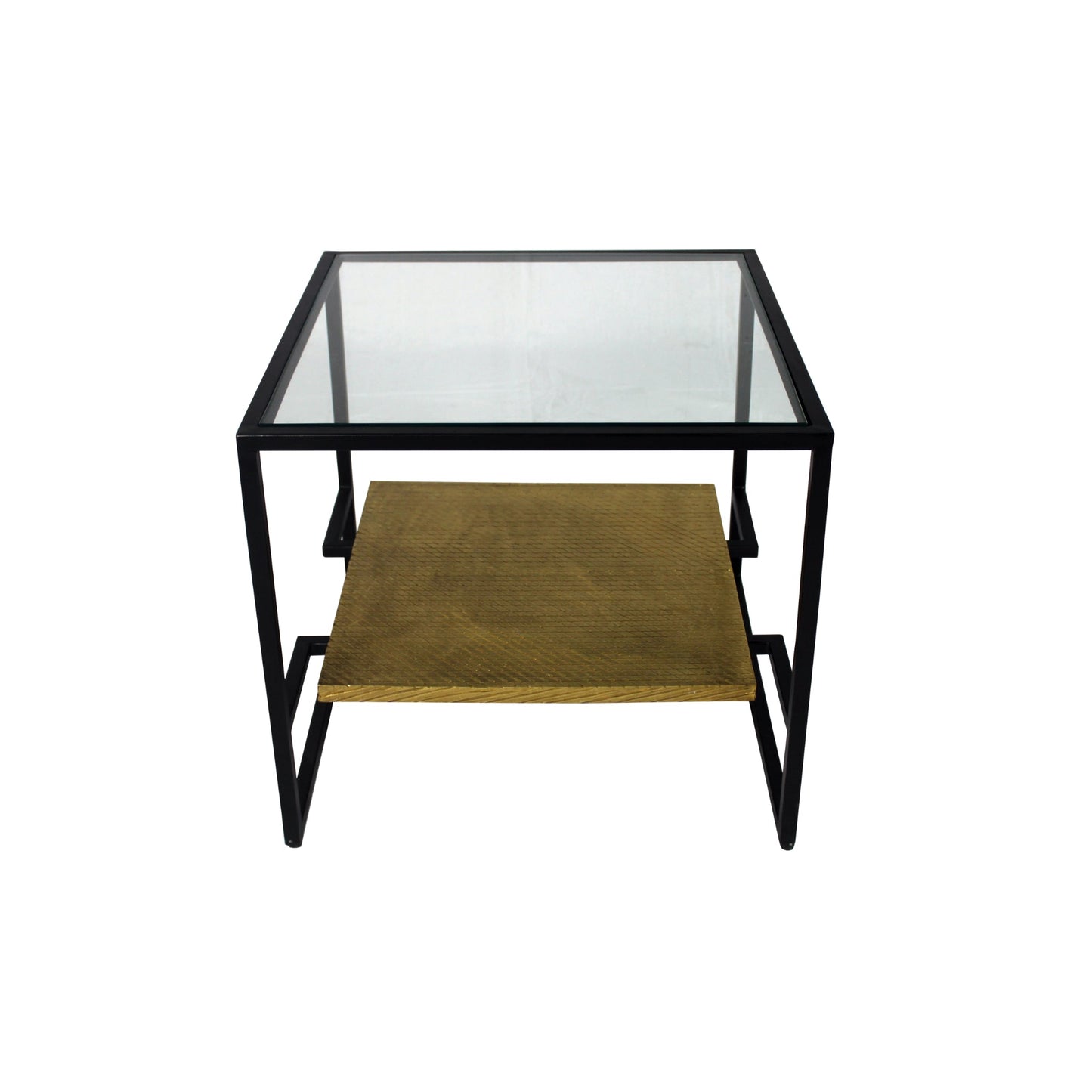 Meva Orlando 24" Gold/Black End Table